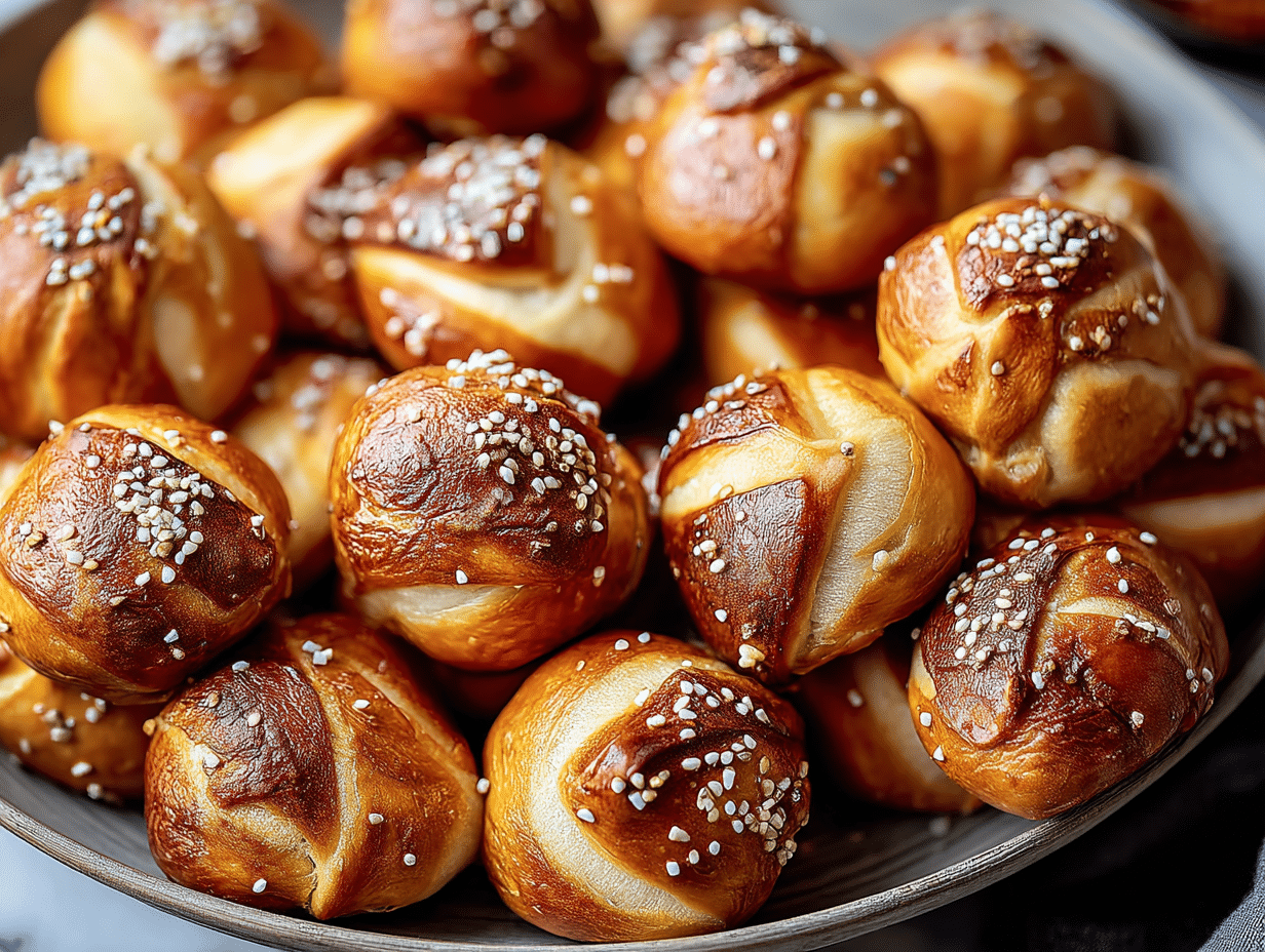 Homemade Soft Pretzel Bites