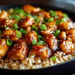Honey BBQ Chicken Rice