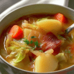 Irish Bacon, Cabbage, and Potato Soup