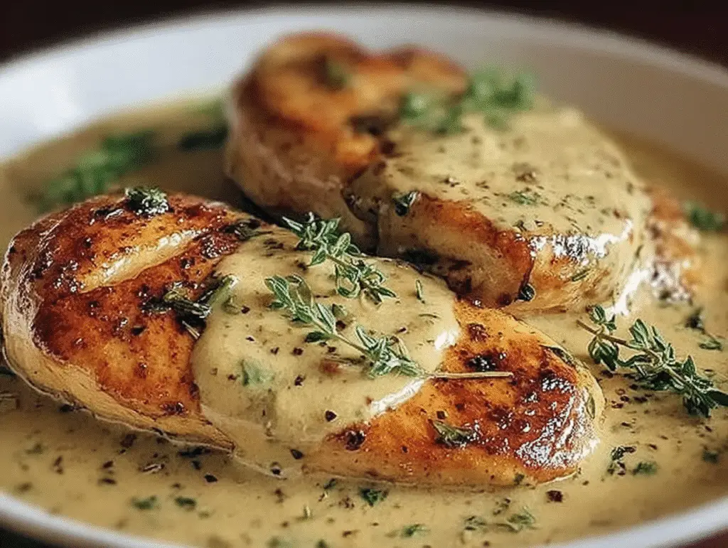 Irish Chicken Whiskey Cream Sauce