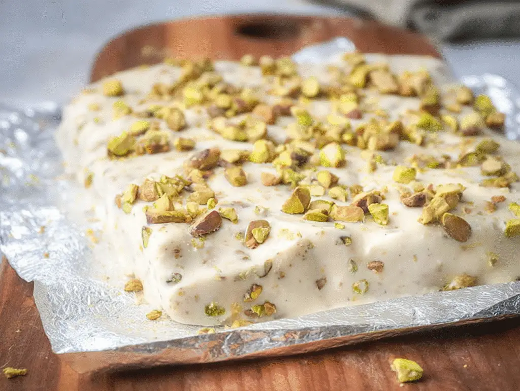 Irish Cream Pistachio Fudge