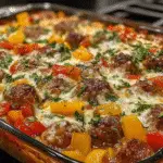 Italian Sausage & Pepper Casserole