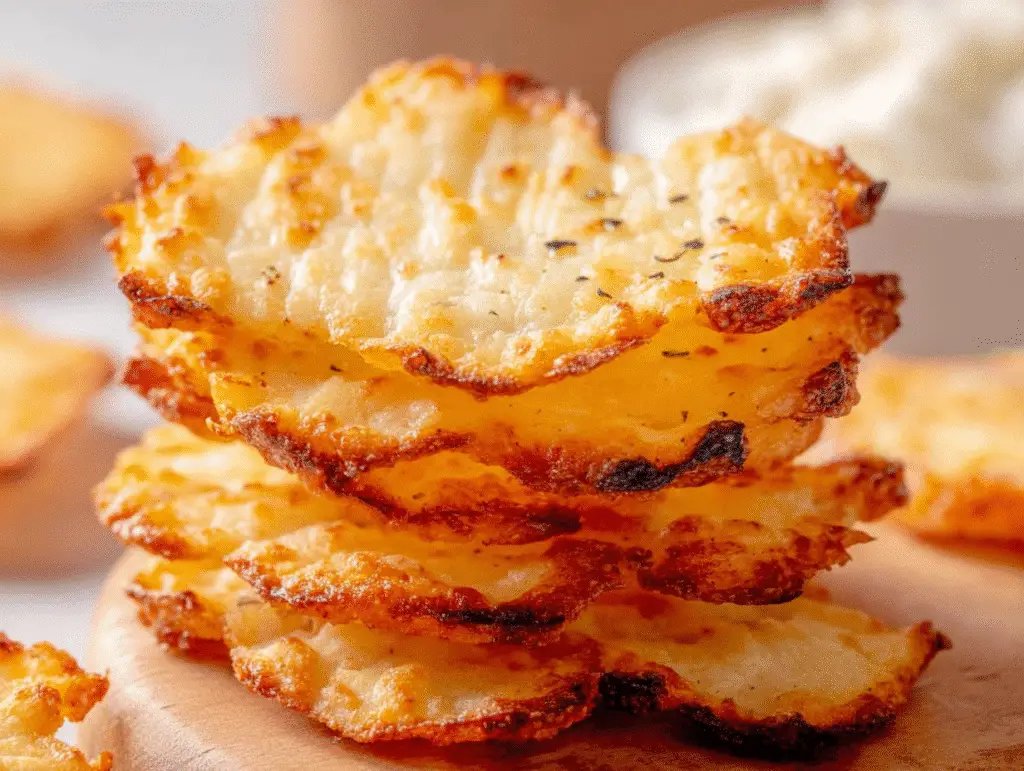 Keto Cottage Cheese Crackers