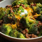 Keto Hamburger Broccoli Skillet