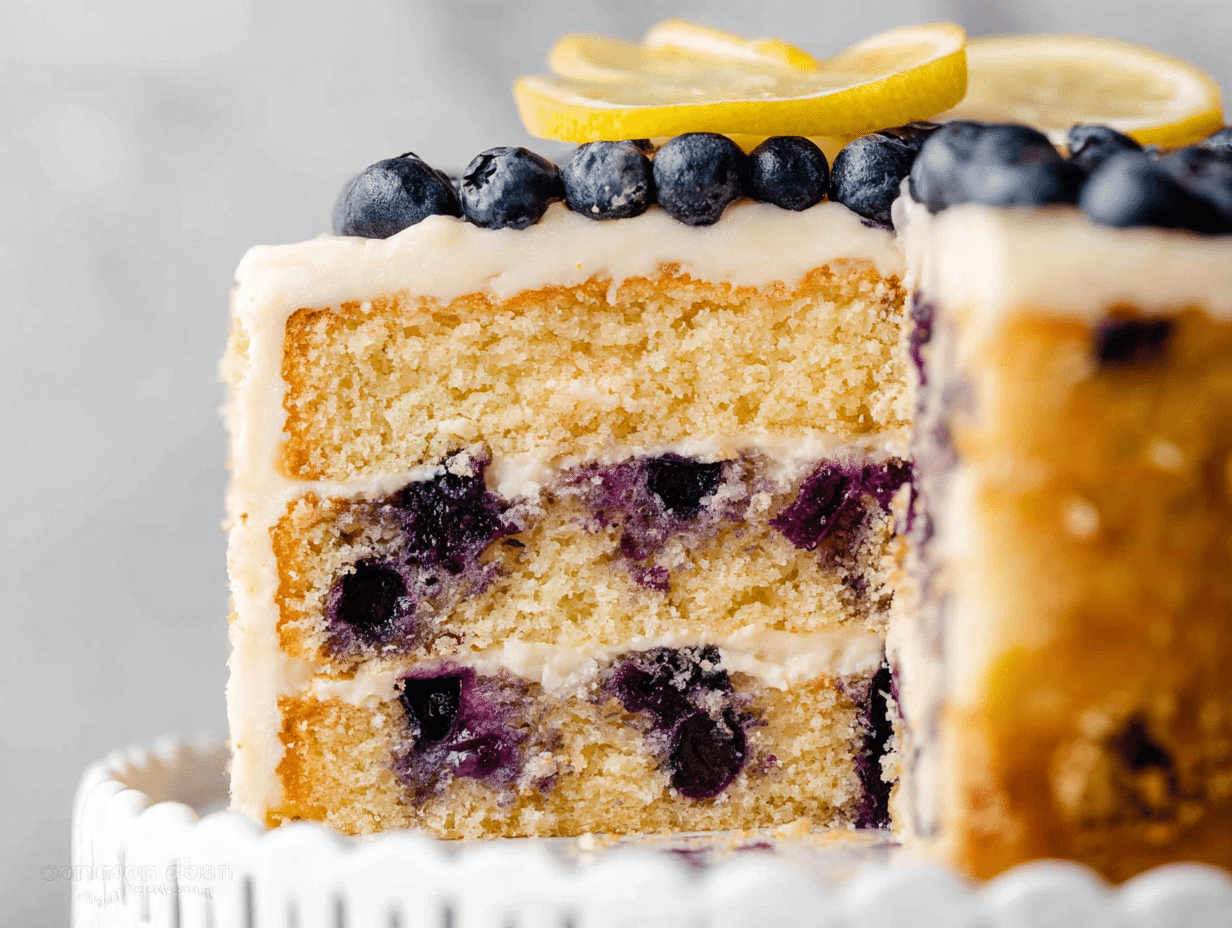 Lemon Blueberry Cake
