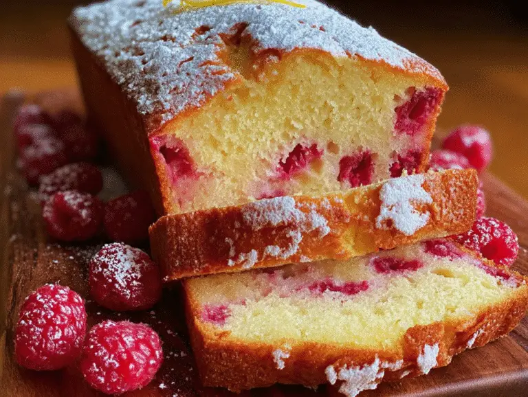 Lemon Raspberry Loaf