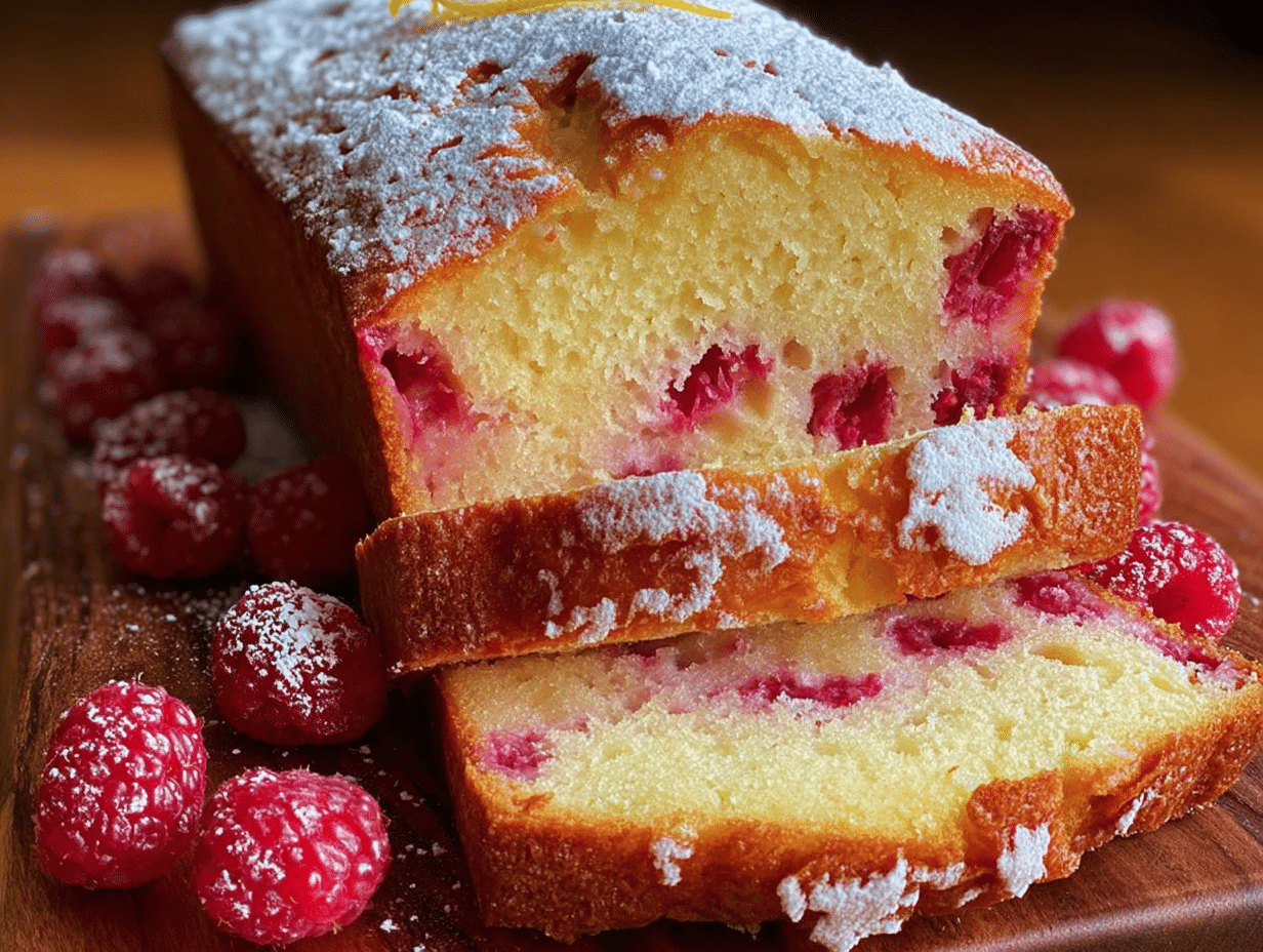 Lemon Raspberry Loaf