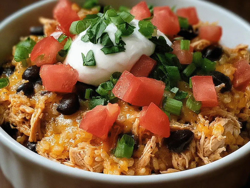 Low Carb Chicken Taco Casserole