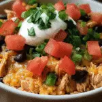 Low Carb Chicken Taco Casserole