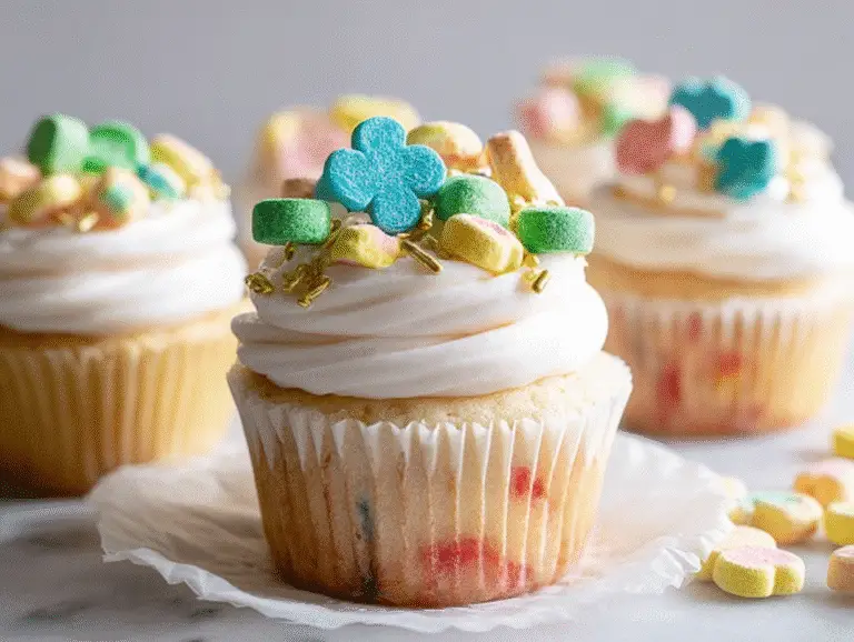 Lucky Charms Cupcakes