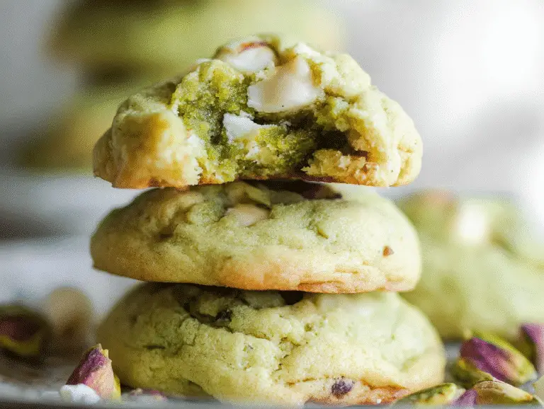 Macadamia Pistachio Pudding Cookies