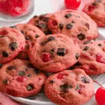 Maraschino Cherry Chocolate Chip Cookies