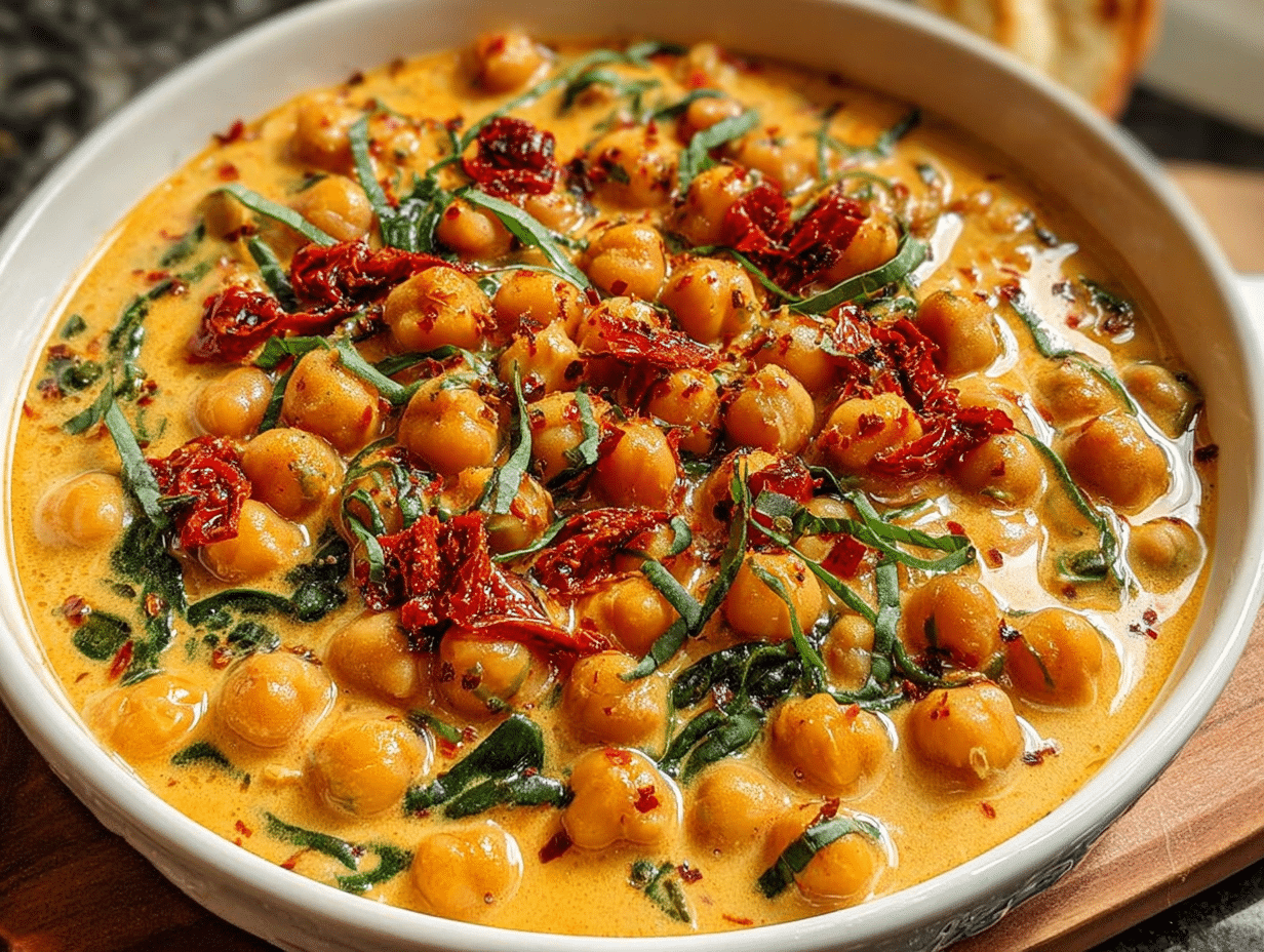 Marry Me Creamy Chickpeas