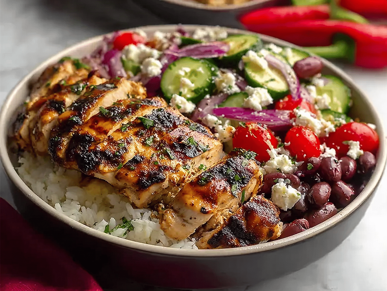 Mediterranean Chicken Bowl Meal Prep