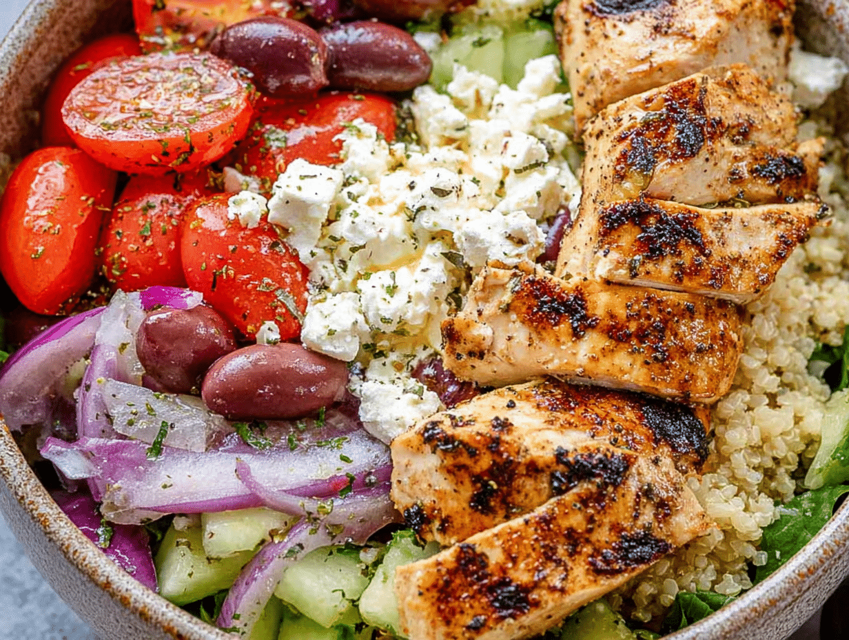 Mediterranean Chicken Bowl