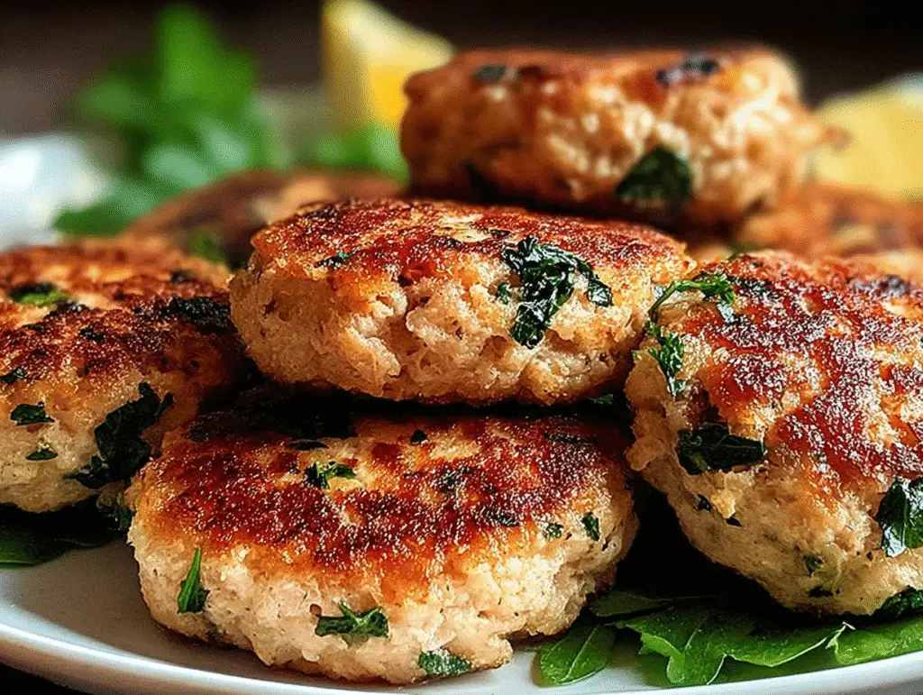 Mediterranean Chicken Patties