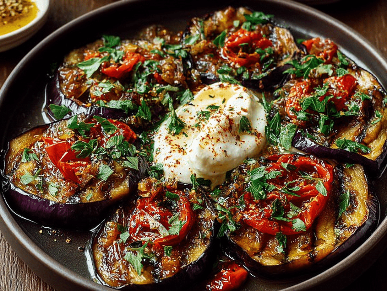 Mediterranean Roasted Eggplant