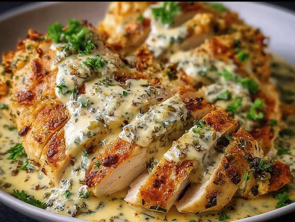 Melt In Your Mouth Caesar Chicken