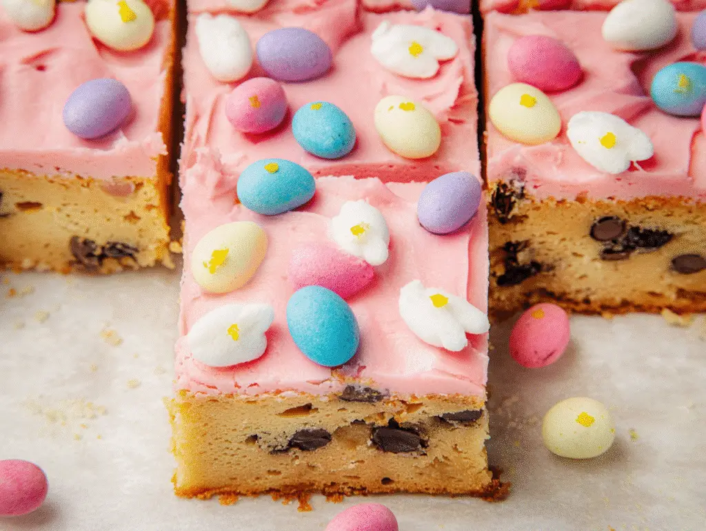 Mini Eggs Cookie Bars