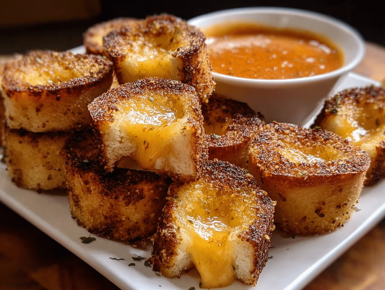 Mini Grilled Cheese Dippers Recipe