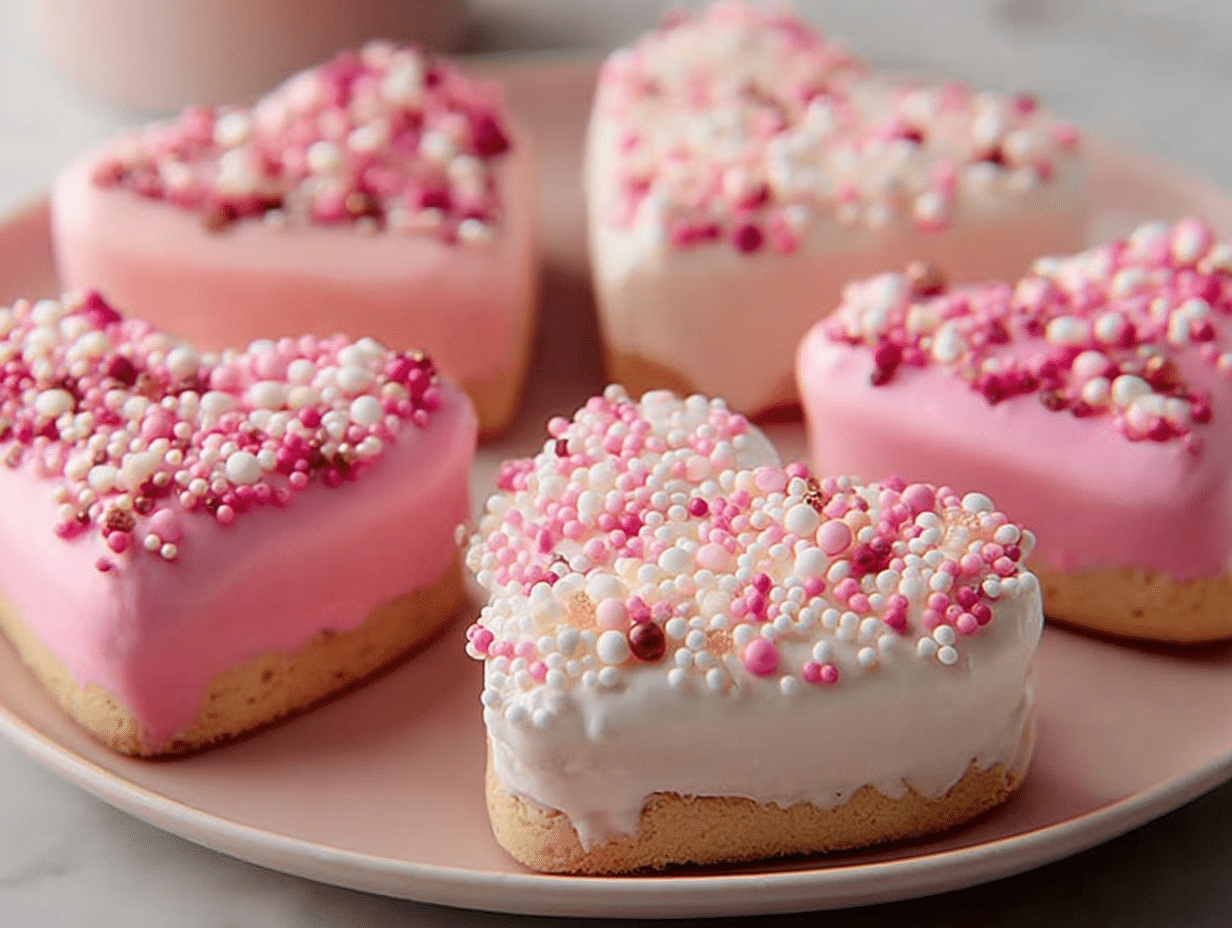 Mini Heart Shaped Cakes
