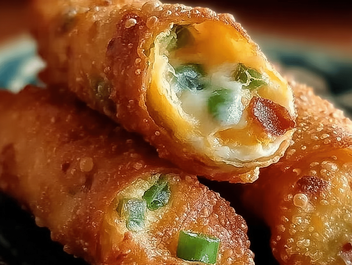 Mini Jalapeno Popper Egg Rolls