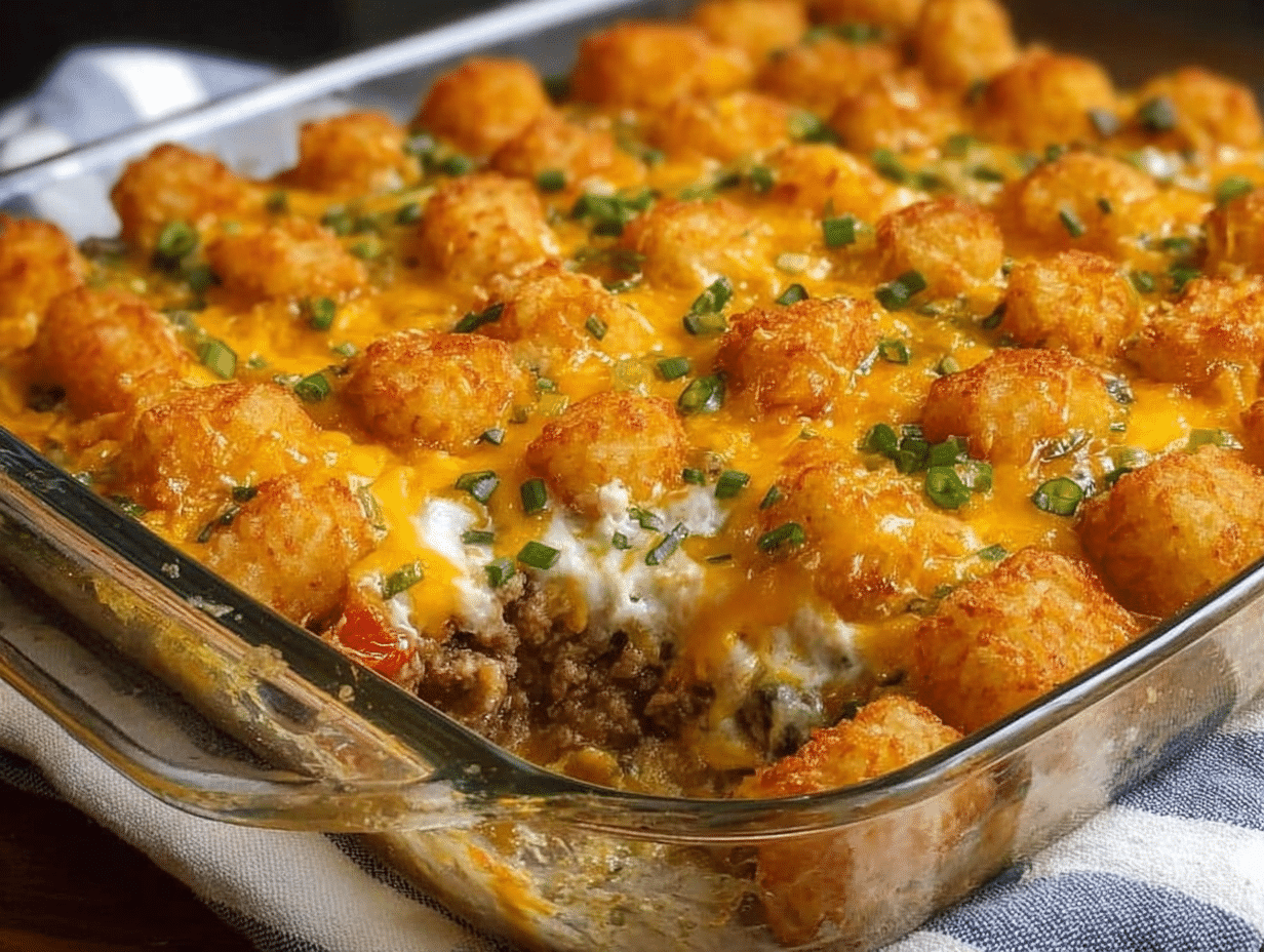 Minnesota Tater Tot Hotdish