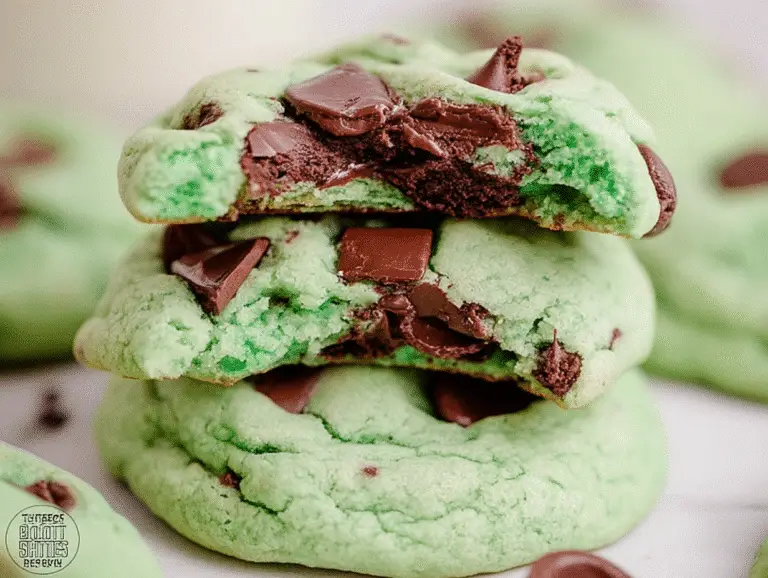 Mint Chocolate Cookies