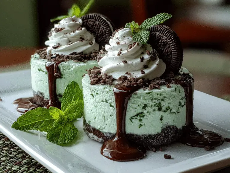 Mint Oreo Parfaits