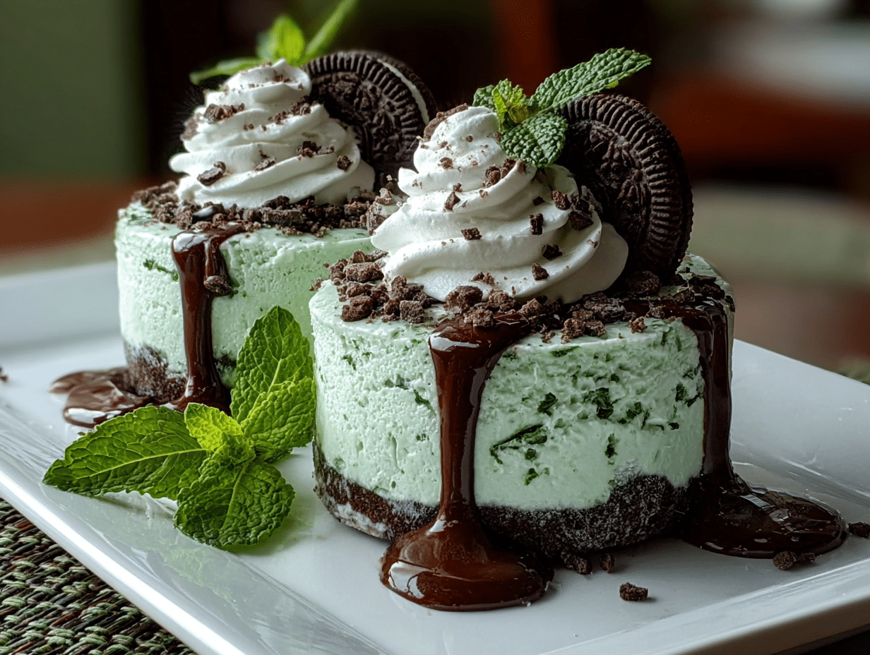Mint Oreo Parfaits