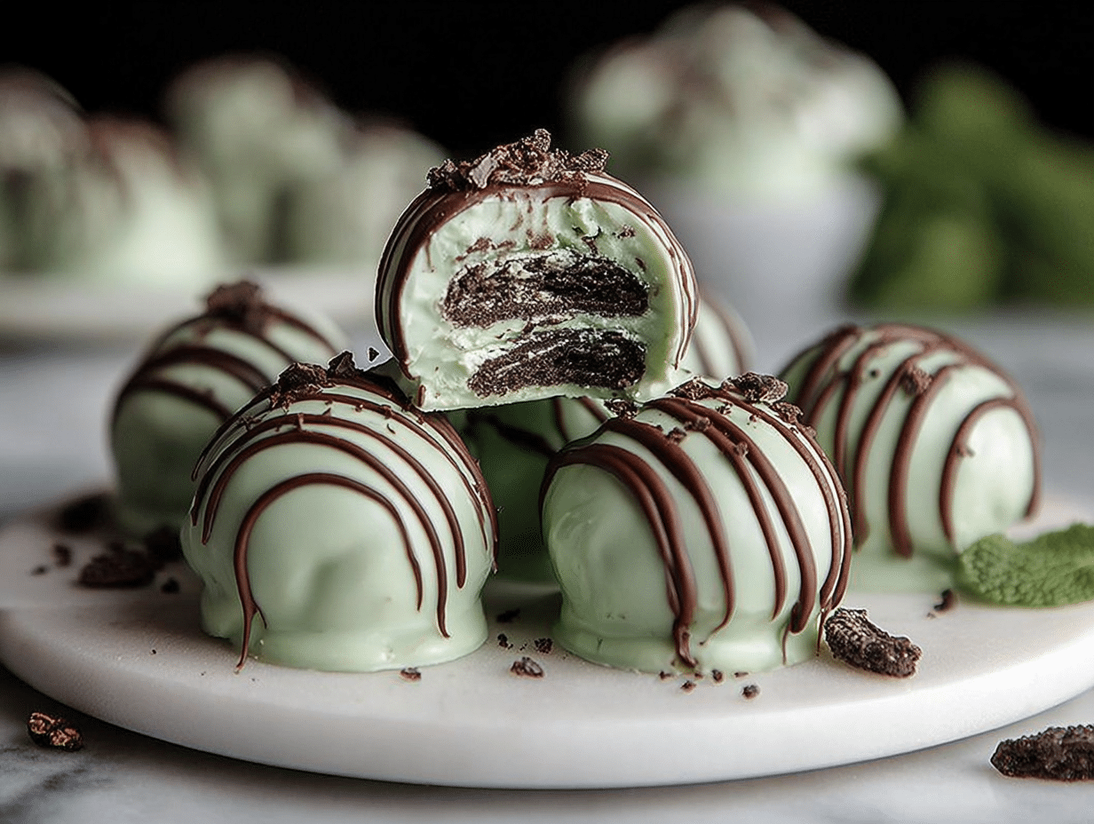 Mint Oreo Truffles
