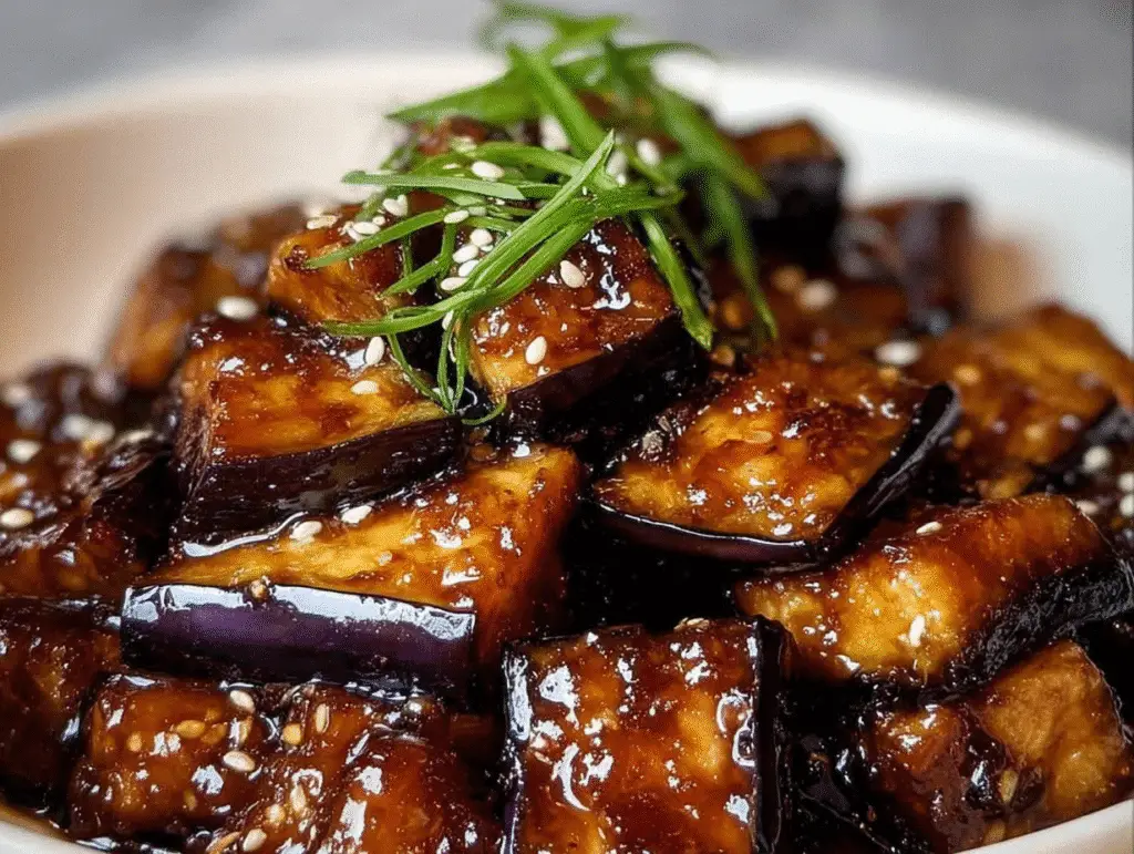 Miso Glazed Eggplant