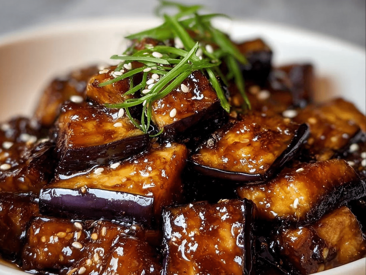 Miso Glazed Eggplant