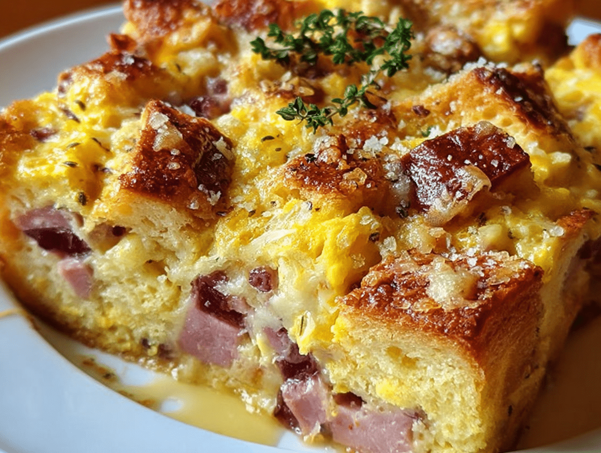 Monte Cristo Breakfast Casserole
