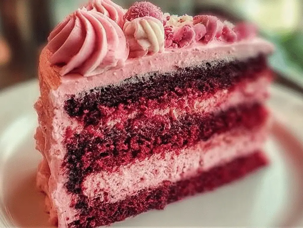Mother's Day Pink Velvet Cake