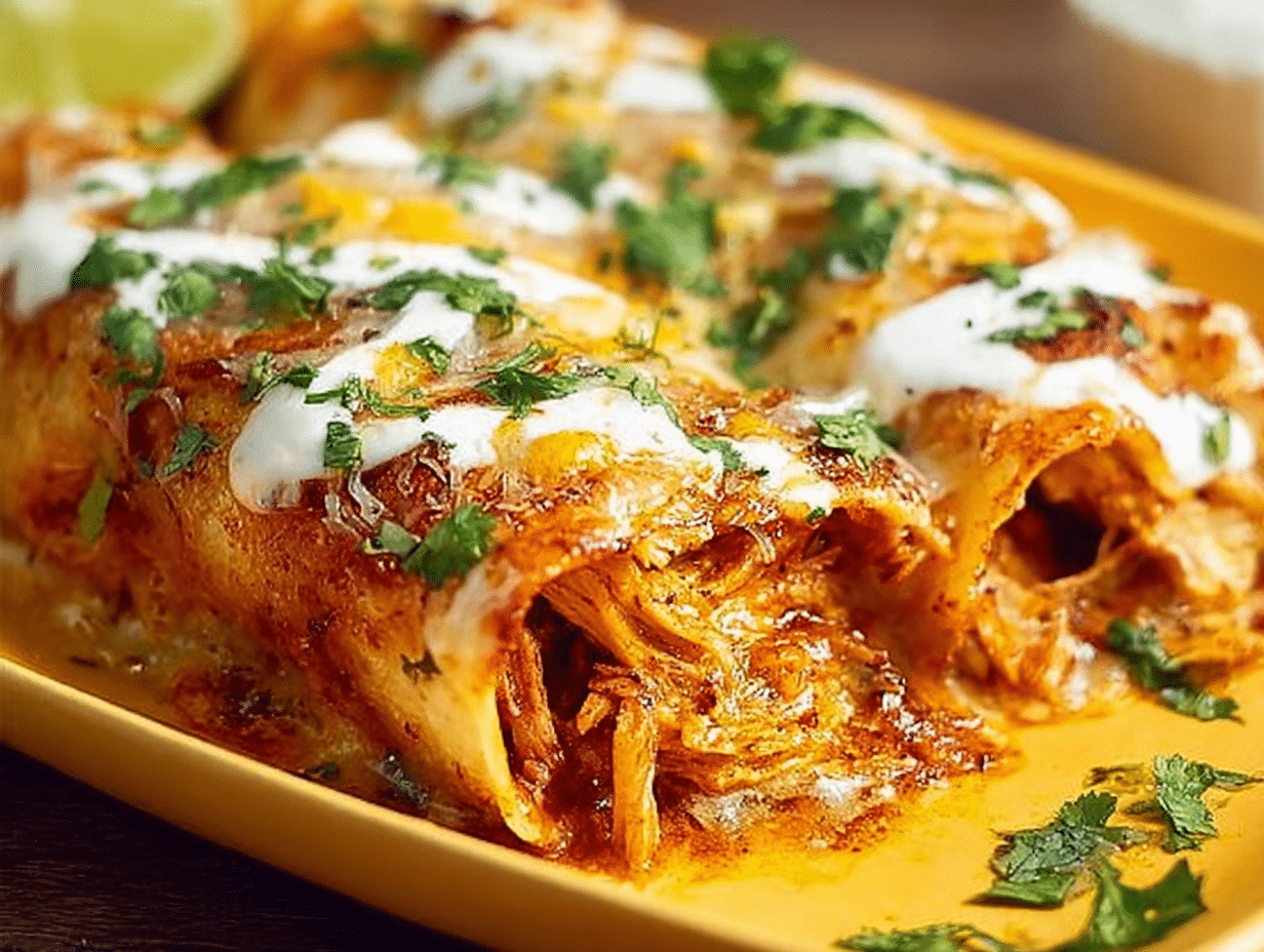 Mouthwatering Chicken Thigh Enchiladas