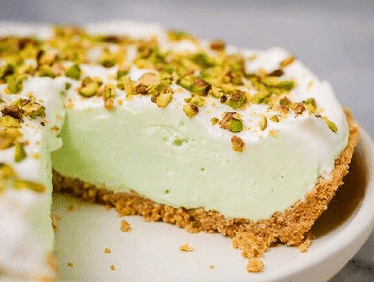 No-Bake Pistachio Cream Pie