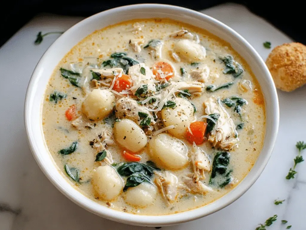 Olive Garden Copycat Chicken Gnocchi Soup