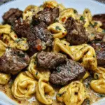 One-Pan Cowboy Butter Tortellini Steak Bites Recipe