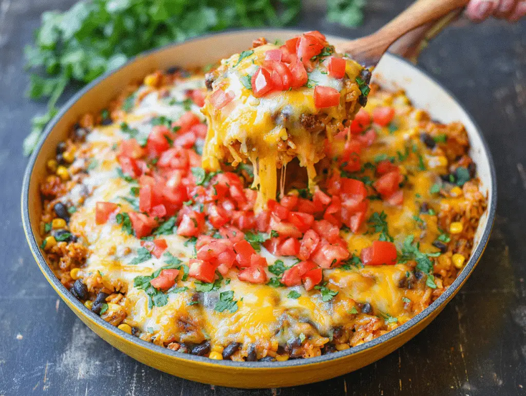 One-Pot Mexican Rice Casserole