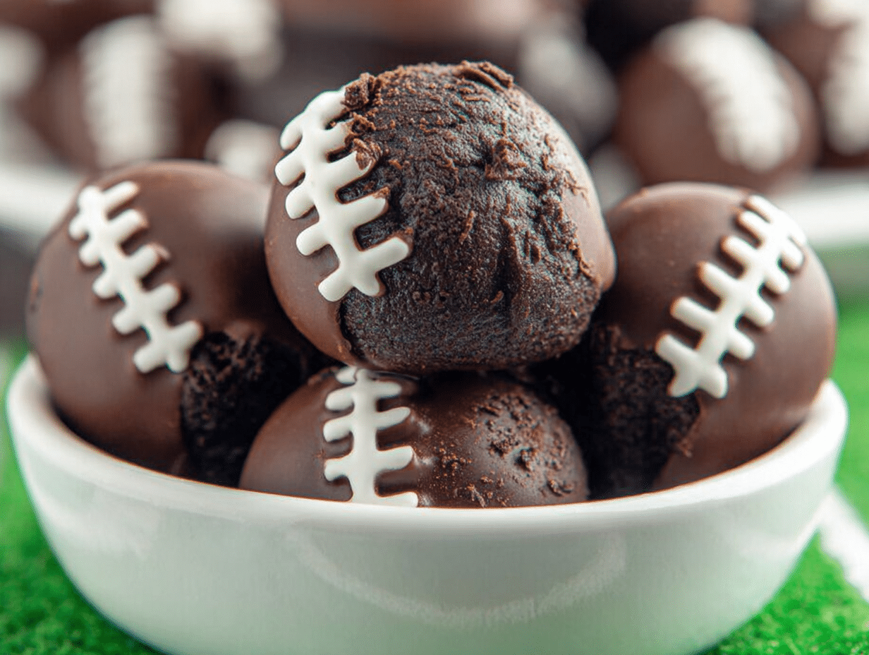 Oreo Football Truffles