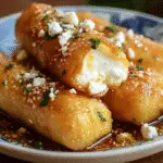Oven Fried Feta Rolls