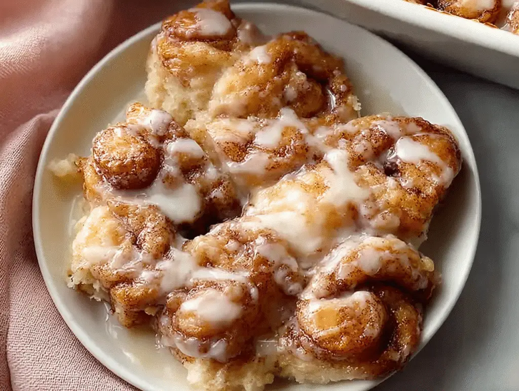 Overnight Cinnamon Roll Casserole