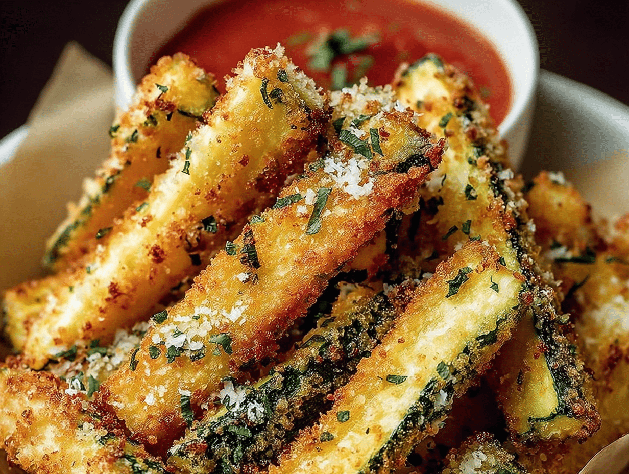 Parmesan Zucchini Fries