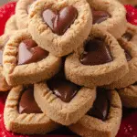 Peanut Butter Valentine’s Day Cookies