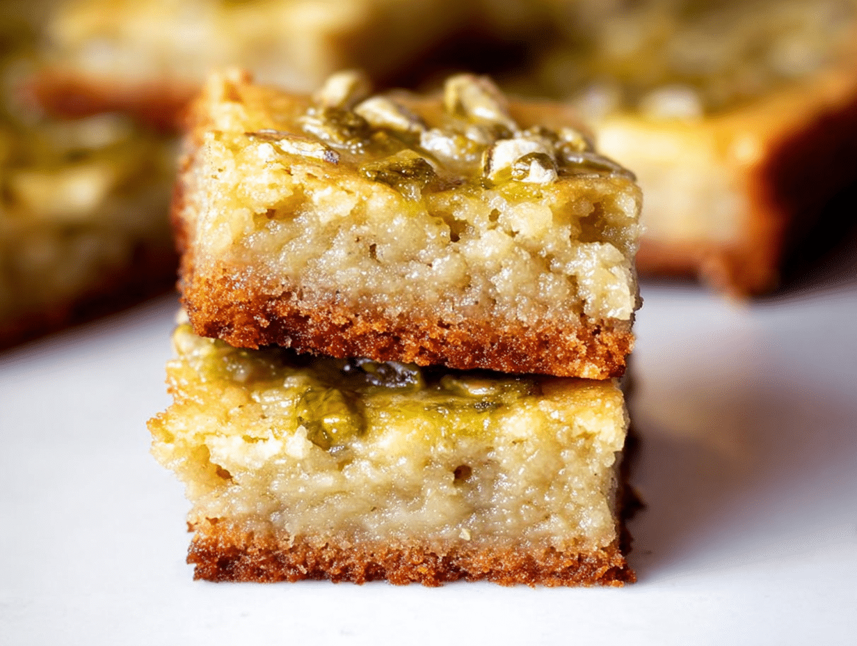 Pistachio Ooey Gooey Butter Cake