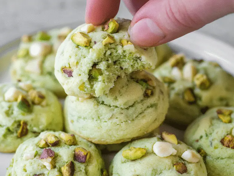 Pistachio Pudding Cookies