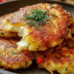 Potato and Onion Cheese Pancakes