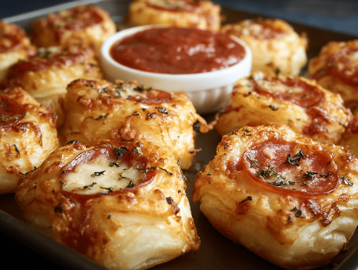 Puff Pastry Pizza Bites