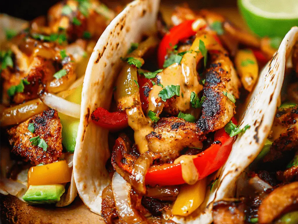 Quick Chicken Thigh Fajitas